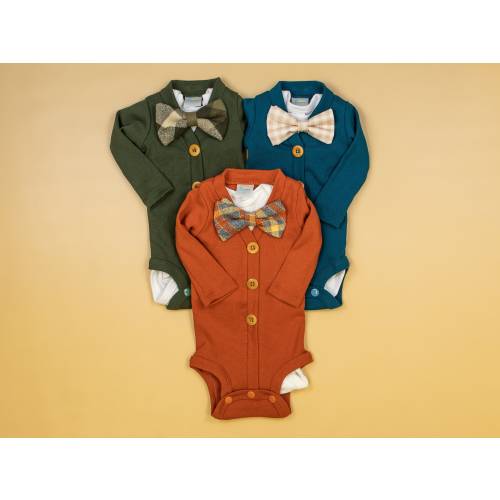 Baby Boy Fall Outfit. Choice of Cardigan Outfit. Burnt Orange.  Forest Green. Deep Teal.  Bowtie. Newborn Boy. Preppy.