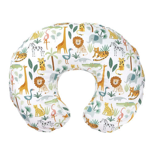Boppy Original Support Nursing Pillow Cover - Colorful Wildlife in Multi
