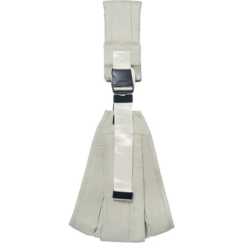 AUYEAZGO Toddler Carrier, Baby Sling Carrier - Premium Cotton, Large Seat & Back Support, Large Pocket, Ideal for 6-48 Months (16-44 lbs), Beige, Regular (XS–4XL)