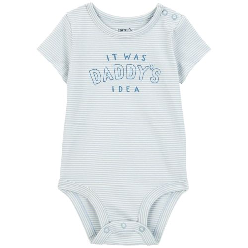 Baby Short-Sleeve Graphic Bodysuit - Blue - Carter's | Carter's