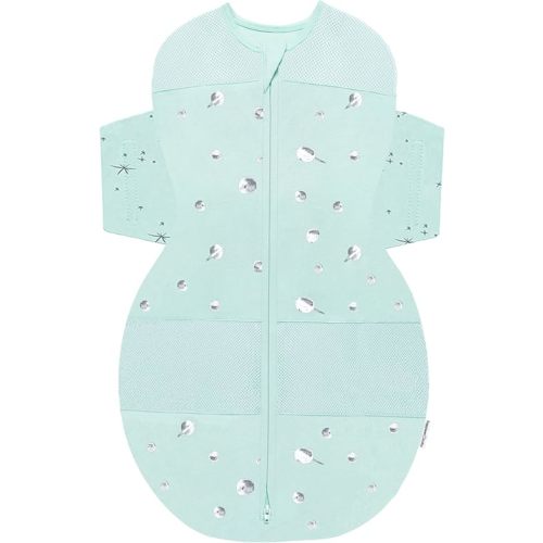 Happiest Baby SNOO Sleep Sack (Color: Teal Planets, Size Small)