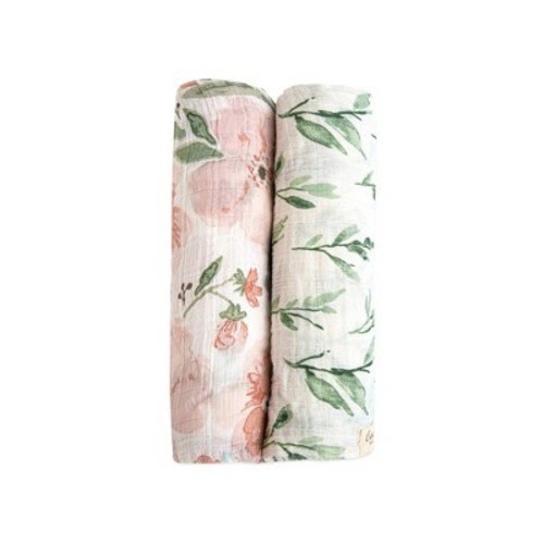 Crane Baby Muslin Swaddle Blanket - 2pk, Color: Parker