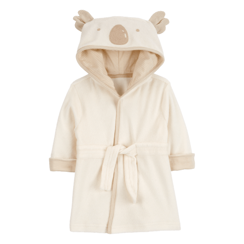 Ivory Baby Koala Hooded Terry Robe | skiphop.com