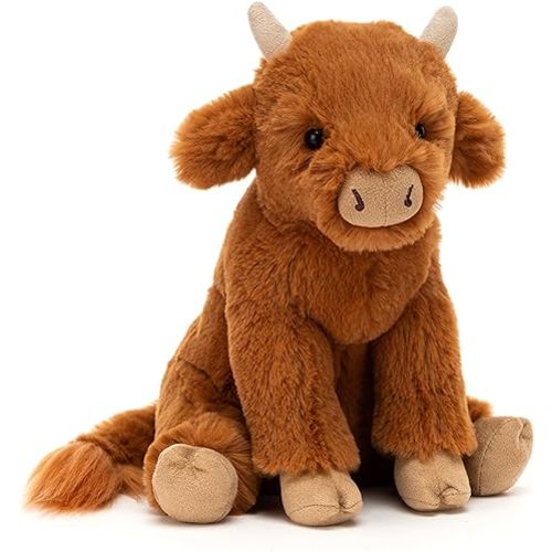 Jellycat Callie Cow Stuffed Animal, Small