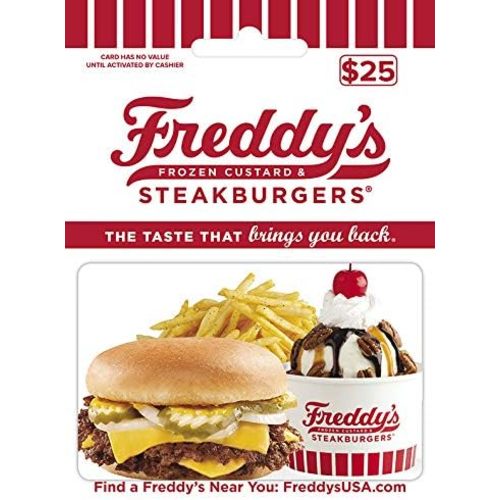Freddy’s Frozen Custard & Steakburgers Gift Card