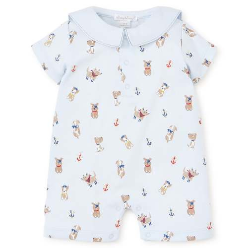 Salty Dogs Short Collared Playsuit