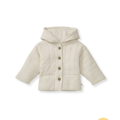 Organic Cotton Quilted Baby Jacket