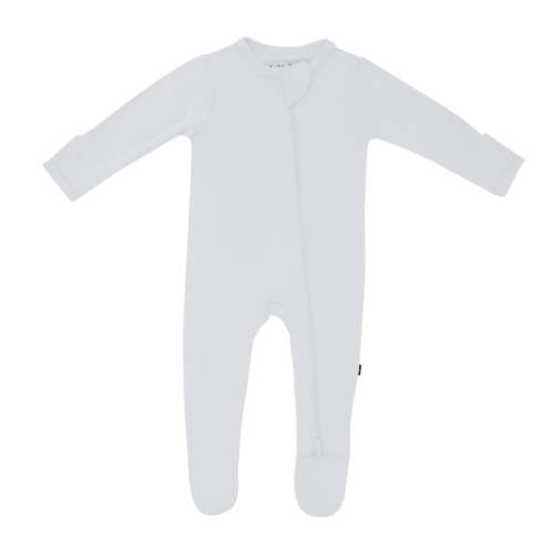 Zippered Footie in Storm NB| Baby Footie Pajamas | Kyte Baby