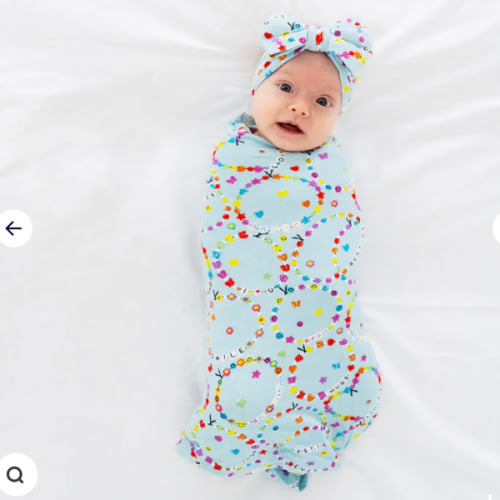 Friends Forever Swaddle & Luxe Bow Headband Set – Little Sleepies