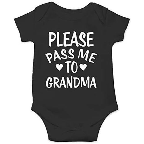CBTwear Please Pass Me To Grandma Baby Bodysuit Funny Infant Outfit Cute Newborn Clothes Unisex Romper