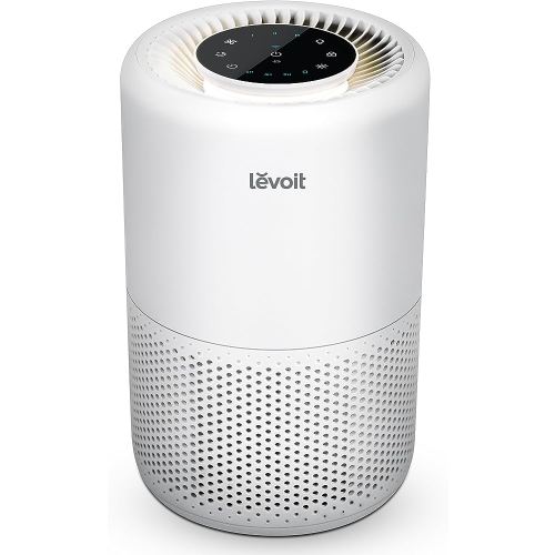LEVOIT Air Purifier for Home Bedroom, Smart WiFi Alexa Control, Covers up to 915 Sq.Foot, 3 in 1 Filter for Allergies, Removes Pollutants, Smoke, Dust, 24dB Quiet for Bedroom, Core 200S, White