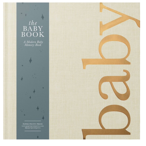 The Baby Memory Book: Beautiful Modern Baby Book and Scrapbook for Baby's First Years to Track Special Moments, Milestones and Growth from Pregnancy to First 5 Years
