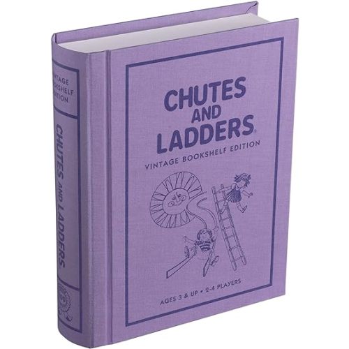 WS Game Company Chutes and Ladders Vintage Bookshelf Edition