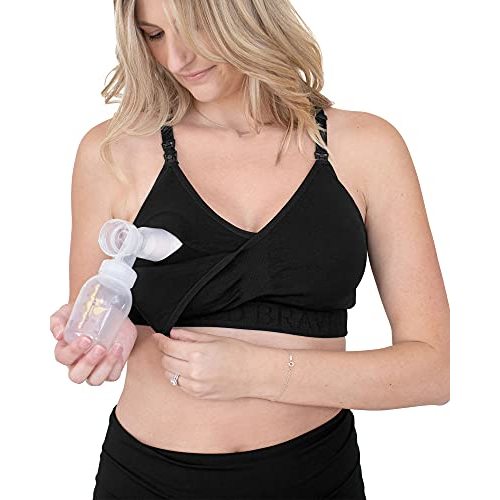 Kindred Bravely Sublime Hands Free Sports Pumping Bra | Patented All-in-One Pumping & Nursing Sports Bra