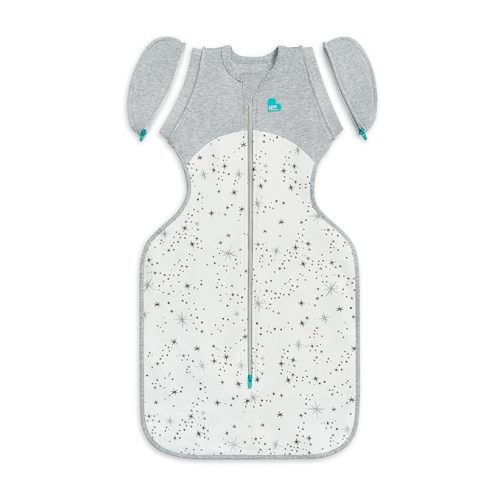 Love to Dream Swaddle Up Transition, Patented Zip-Off Wings, Help Baby Transition from Being Swaddled to Arms Free When Showing Signs of Rolling, Suitable for All Seasons, 19-24 lbs, White
