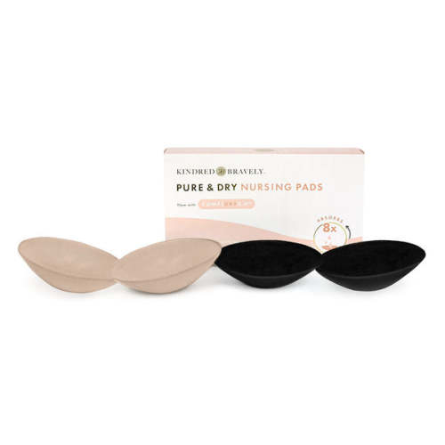 Ultra Absorbent Reusable Nursing Pads | Black & Beige