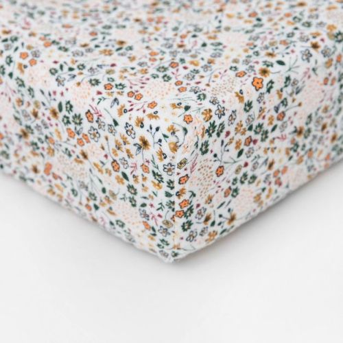 Little Unicorn Cotton Muslin Changing Pad Cover - Pressed Petals