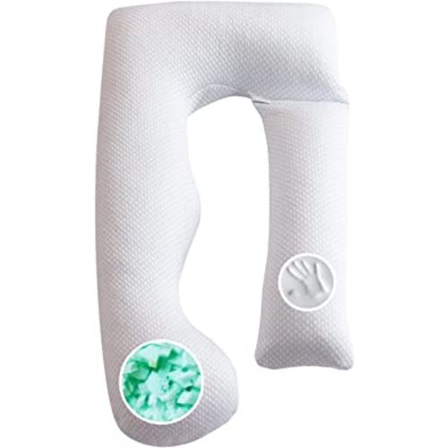 Pregnancy Pillows for Sleeping | Cooling Pregnancy Pillow for Pregnant Women to Sleep | Gel Memory Foam Side Sleeper Body Pillow | U Shaped Body Pillow | Maternity Pillow for Pregnant Women