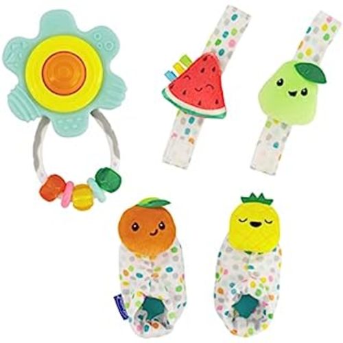 Bright Starts Oball Shaker Rattle Toy, Ages Newborn Plus