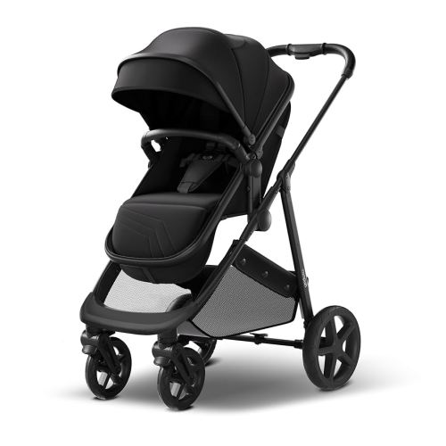 Mompush Wiz 2-in-1 Convertible Baby Stroller with Newborn Mode, Foldable Infant Stroller with Reversible Seat and Large UPF 50+ Canopy
