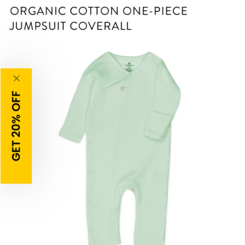 Organic Cotton One-Piece Jumpsuit Coverall | Honest Baby Clothing