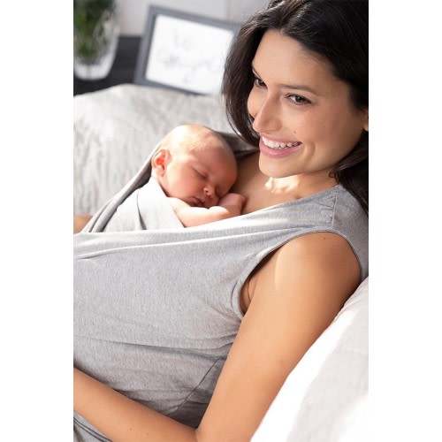 Seraphine Winifrid Sleeveless: Skin To Skin Babywearing Top (Heather Grey)