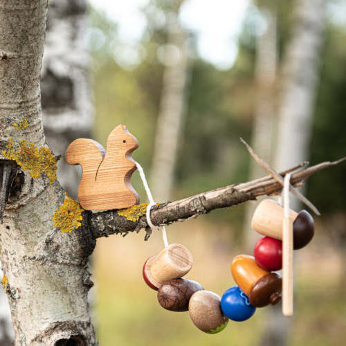 Squirrel Lacing Toy