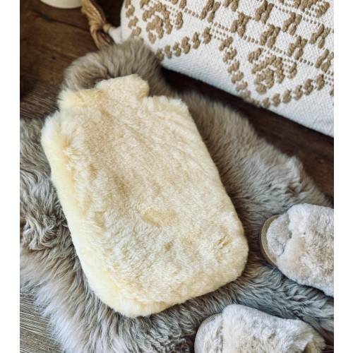 Sheepskin Hot Water Bottle Cover, Relugan, Medical Sheepskin, All Natural