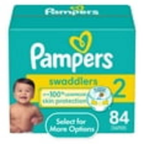 Pampers Swaddlers Baby Diapers Size 2, 84 Count (Select for More Options)