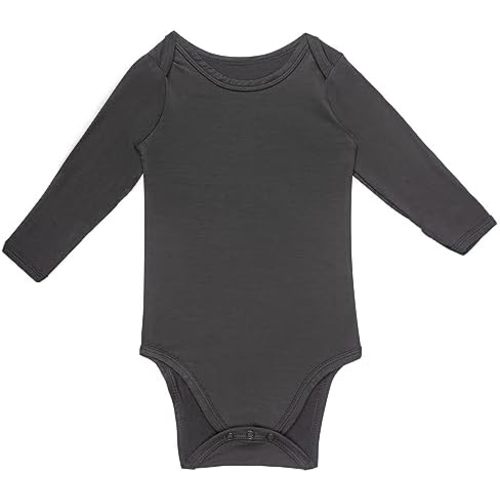 Rayon of Bamboo Baby Bodysuit For Girls Boys Long Sleeve Sleepers With Mitten Cuffs