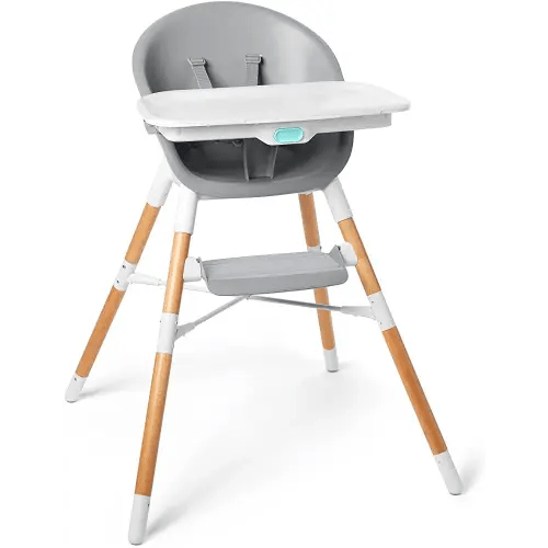 Skip Hop Baby High Chair, Eon 4-in-1, Grey/White
