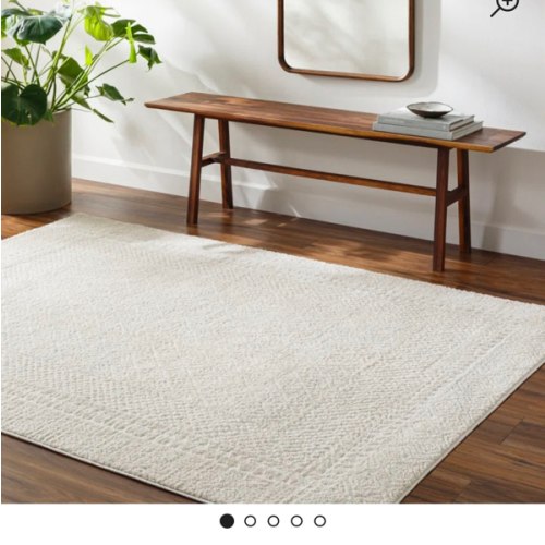Calvo Ivory/Off-White Area Rug