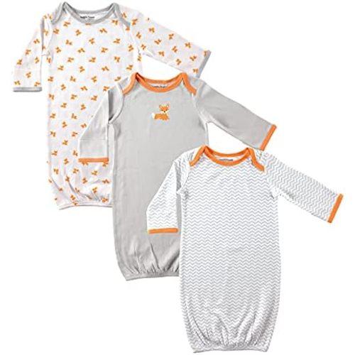 Luvable Friends Baby Girls' Cotton Gowns