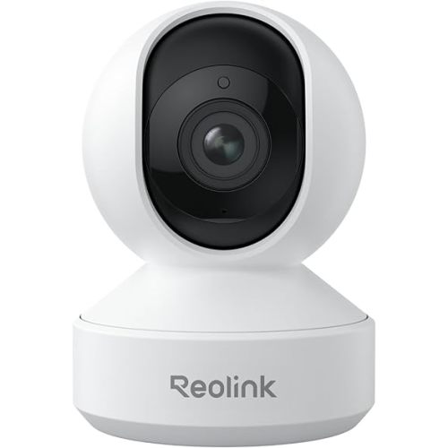 REOLINK E1 Pro 3K PT Wi-Fi Indoor Camera for Baby & Pet Monitoring, Auto Tracking, 5MP Night Vision Enhanced by F1.6 Aperture, Person/Pet/Baby Crying Detection, 2.4/5GHz Wi-Fi, Two-Way Audio