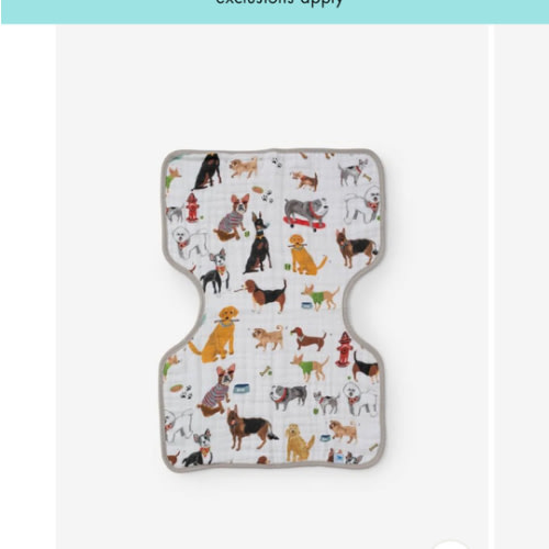 Cotton Muslin Burp Cloth - Asst'd Designs | Posh Tots Children's Boutique