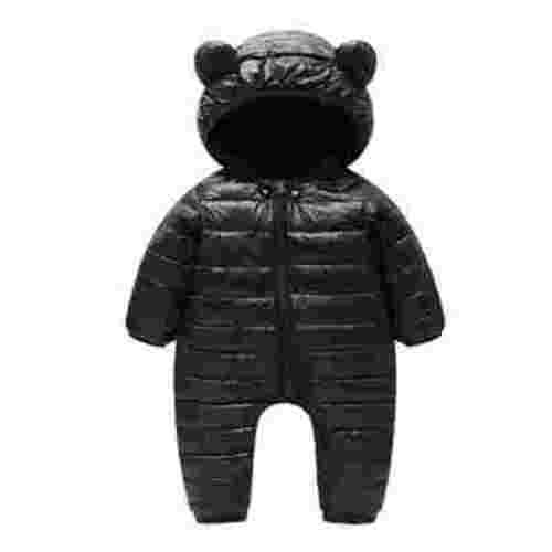TAIAOJING Baby Down Snowsuit Hooded Girls Boys Snowsuit Bear Ears Hooded Jumpsuit Down Coat Romper Padded Outwear Warm Winter Clothes 0-3 Months
