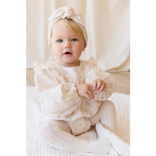 Organic Cotton Muslin Malia Playsuit - Emelia Pink – Jamie Kay USA