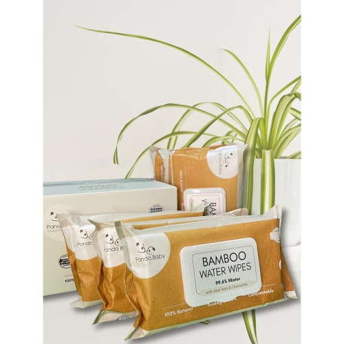 Bamboo Water Wipes - 6 Pack