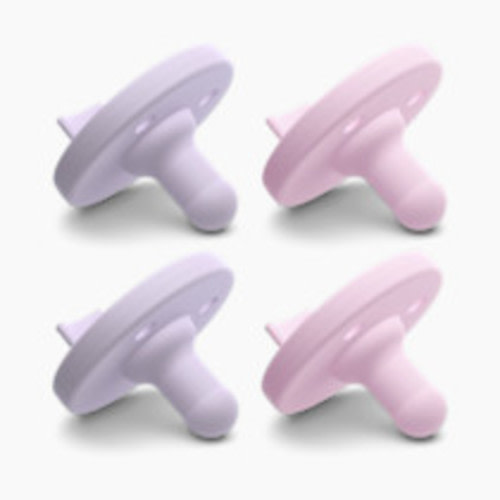 Philips Avent Soothie Pacifier, 0-3 Months (4 Pack) - Fresh Lilac/Pastel Pink