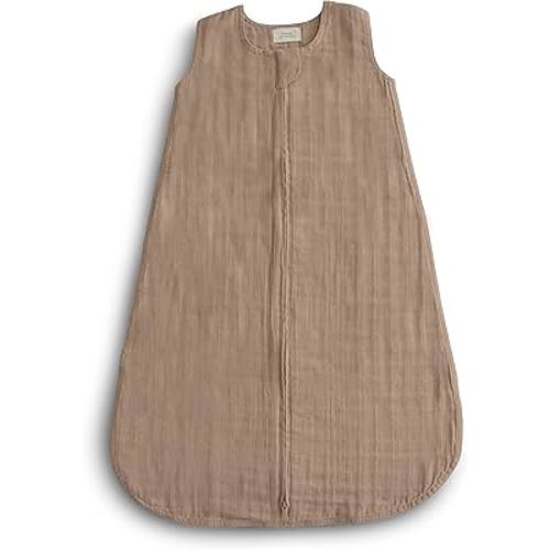 mushie Baby Wearable Blanket | 100% Organic Cotton Muslin | Sleeping Bag for Infants (Natural)