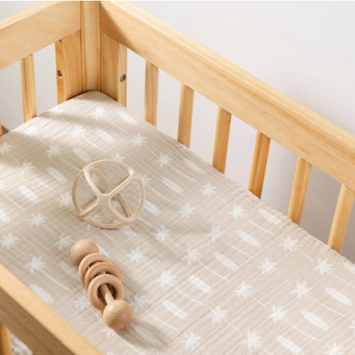 Babyletto All-Stages Bassinet Sheet in GOTS Certified Organic Muslin Cotton