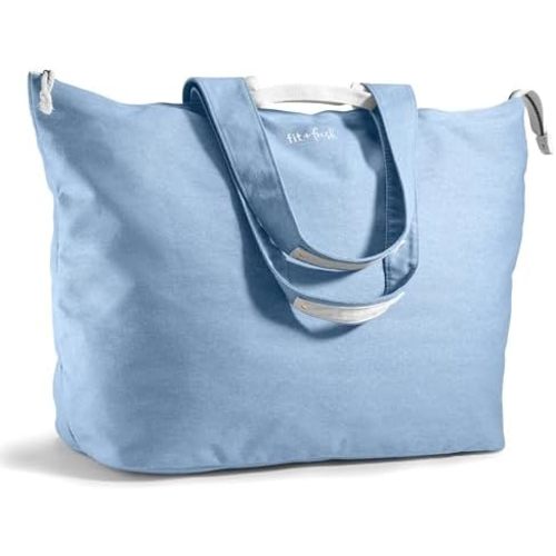 Fit & Fresh Large Beach Bag for Women - Extra Large Travel Tote With Pockets