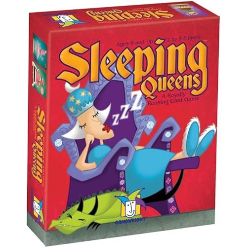 Sleeping Queens Card Game by Gamewright | Kids and Family Card Games for Ages 8 and up | Fast Playing Strategy & Math Board Game | 2–5 Players