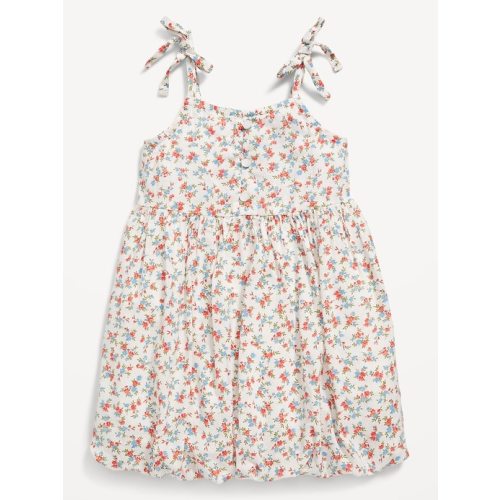 Printed Sleeveless Bubble Dress for Toddler Girls | Old Navy
