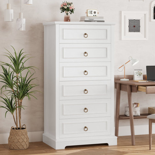 Lark Manor™ Aristide 27.2" W 6 Drawer Dresser, Drawer Chest & Reviews | Wayfair