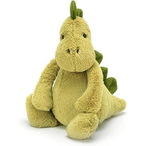 Jellycat Bashful Dinosaur Stuffed Animal, Medium, 12 inches