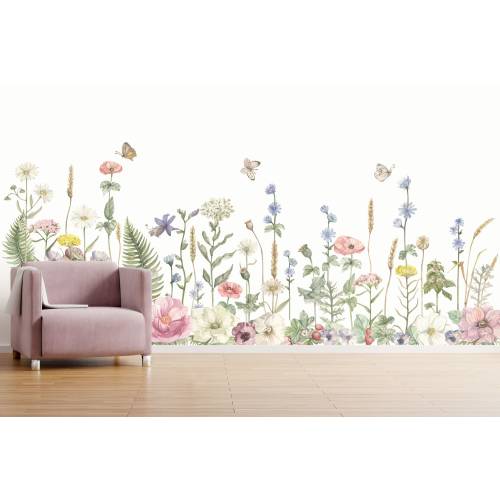 Wild Flowers Wall Decal