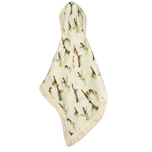 Mini Lovey Two-Layer Muslin Security Blanket- Duck – Cheeky Baby Boutique Rome