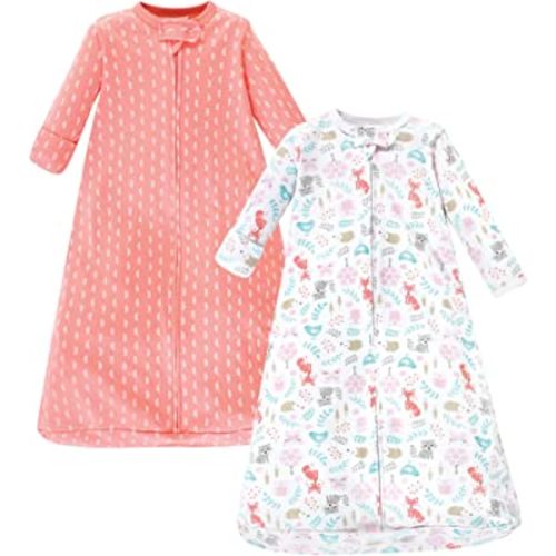 Hudson Baby BabyCotton Long-Sleeve Wearable Sleeping Bag, Sack, Blanket