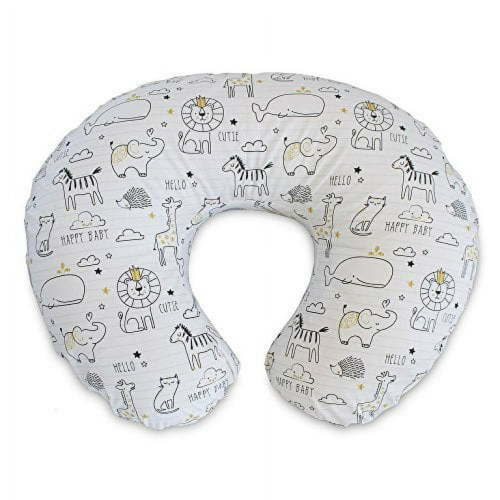 Boppy Original Nursing Pillow and Positioner, Notebook Black and Gold, Cotton Blend Fabric with allover fashion